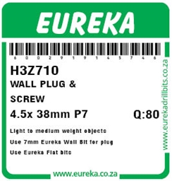 H3Z710 - Wall Plug & Screw -H3Z710_label_T